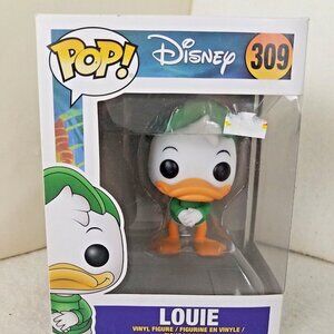Funko Pop! Louie Duck #309, Disney vinyl figurine Ducktales‎ green sweater